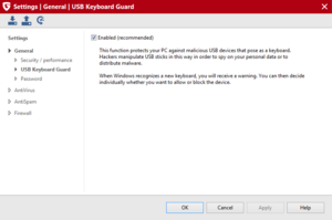 G DATA Internet Security USB Keyboard Guide G DATA Internet Security USB Keyboard Guide