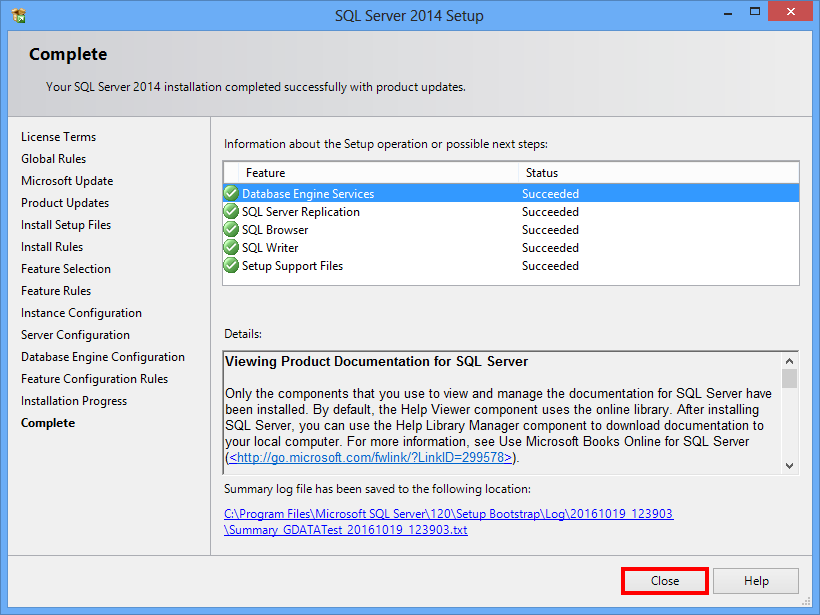 how to install sql server client tools 2012